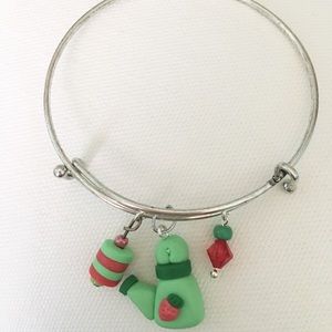 🍓Handmade Strawberry Watering Can Bangle Bracelet